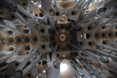 Low angle view of ceiling