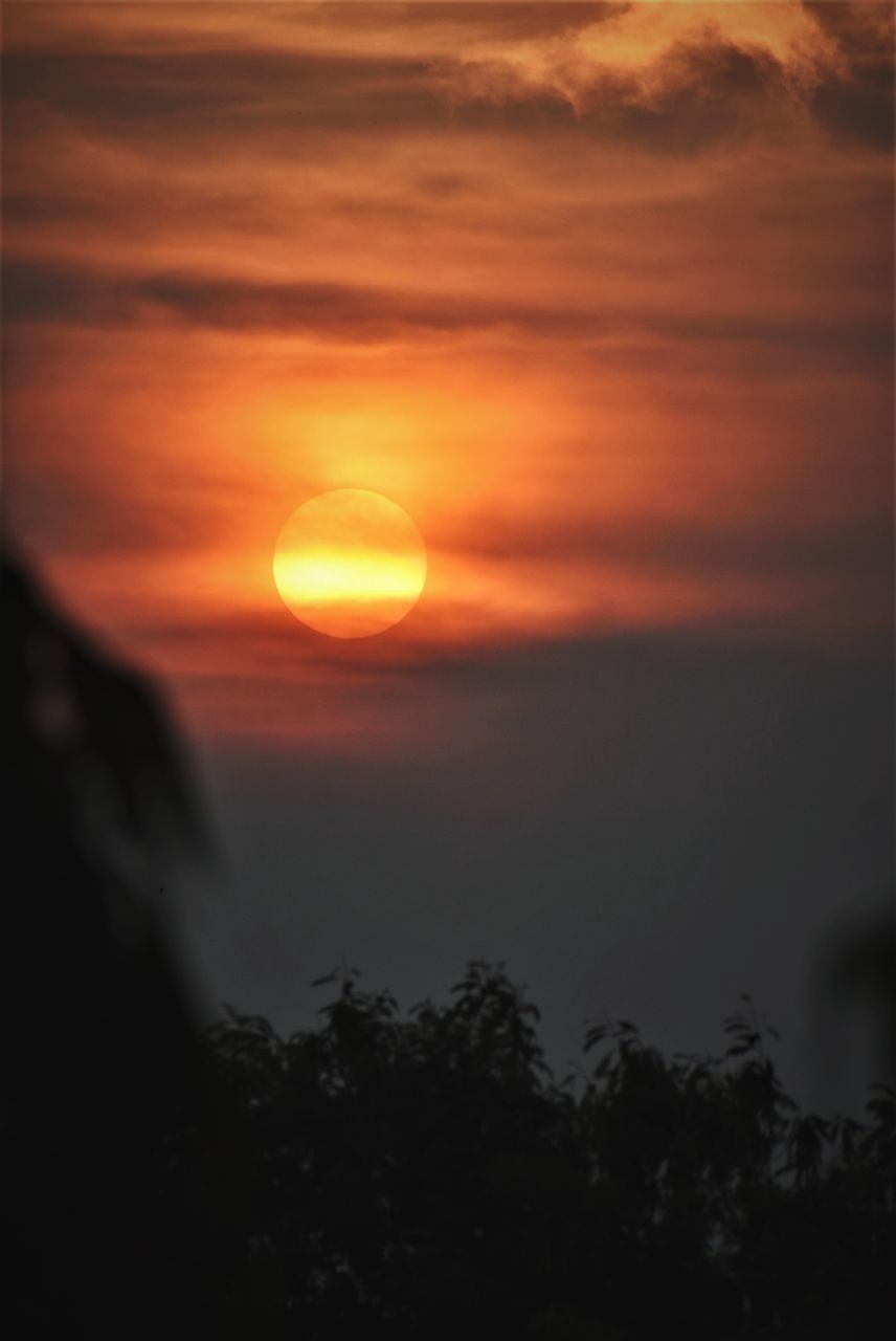 SCENIC VIEW OF ORANGE SKY