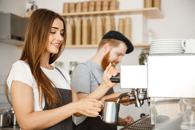 Young woman with coffee