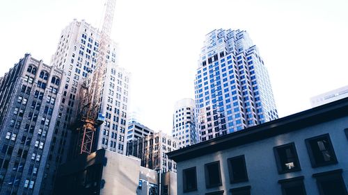 Low angle view of modern building