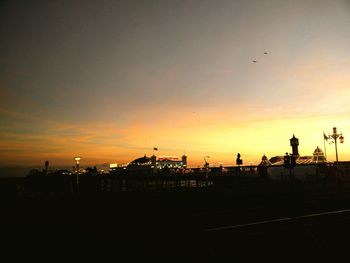 Scenic view of sky at sunset