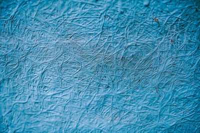 Full frame shot of blue wall
