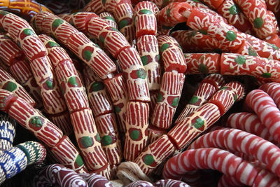 African jewerly made from colourful beads