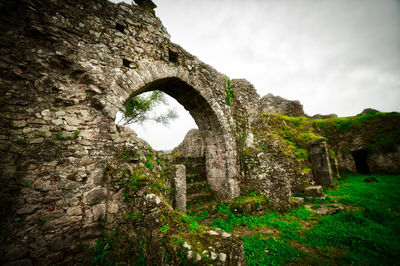 Old ruins of a building