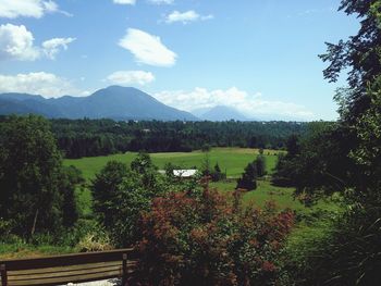 Scenic view of landscape against sky