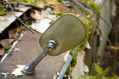 Close-up of metallic object