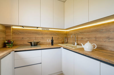 Interior of bathroom at home