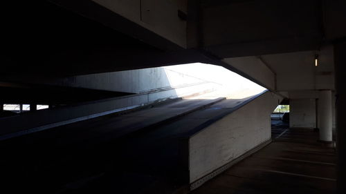 Low angle view of staircase in building