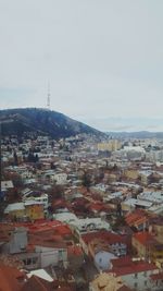 High angle view of a city