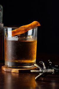 Close-up of drink on table