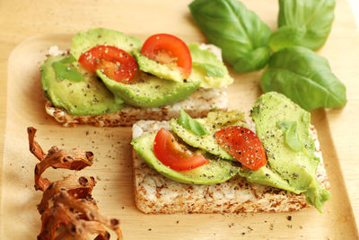 Close-up of food on plate