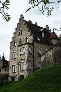 Low angle view of old building