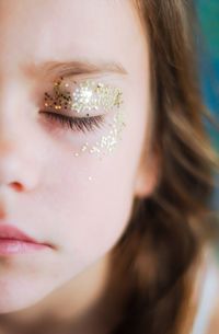 Close-up of young woman
