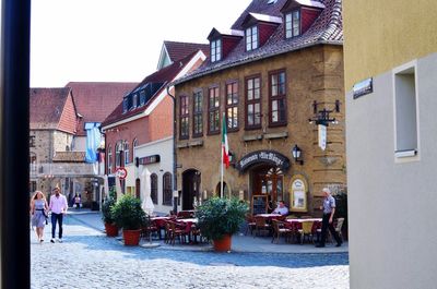 View of buildings in city