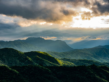 Wonderful view around of the wat phra that pha son kaew phetchabun ,thailand.