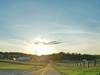 Panoramic view of sunset