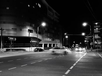 City street at night