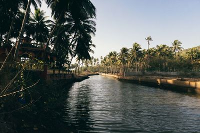 Scenic view of river against sky