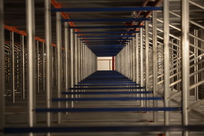 Empty corridor of building