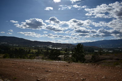 Scenic view of landscape against sky