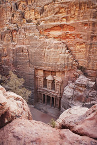 View of rock formation