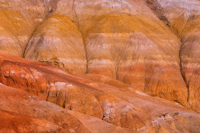 Full frame shot of rock formations