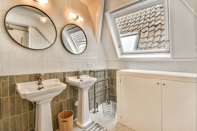 Interior of bathroom