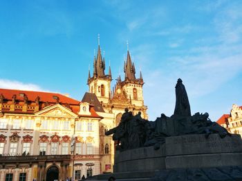 Church of our lady before tyn against sky