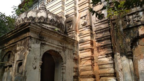 Low angle view of old building