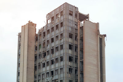 Low angle view of buildings against sky