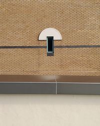 Window on wall of building