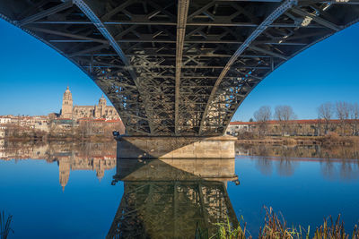 View of bridge over river