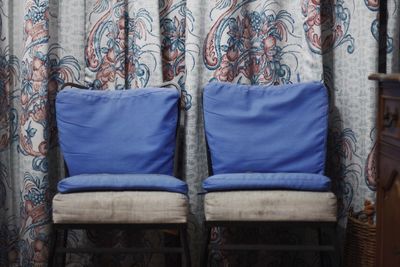 View of empty chairs in room