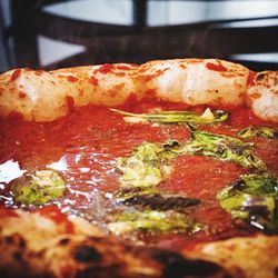 Close-up of pizza