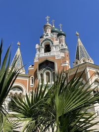 Low angle view of traditional building against sky