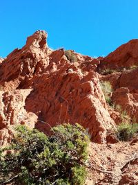 Rock formations in a desert