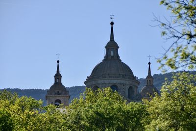 Exterior of building against clear sky