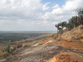 Scenic view of landscape against sky