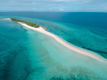 Aerial view of beach