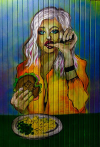 Close-up of multi colored pencils