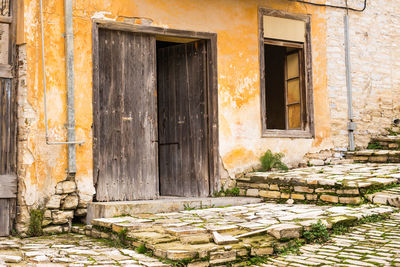 Exterior of old building