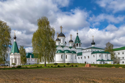 Panoramic shot of buildings against sky