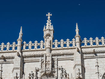 Detail of the jeronimos monastery in belem - portugal