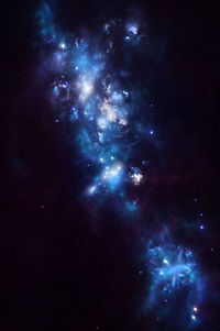 Low angle view of stars in sky