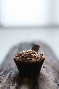 Close-up of cupcakes on table