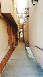 Narrow alley in alley