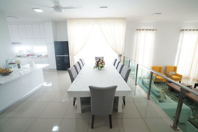 View of dining table