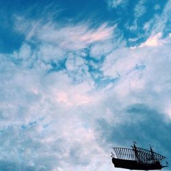 Low angle view of cloudy sky