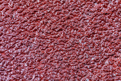 Full frame shot of red berries over white background