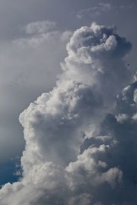 Low angle view of clouds in sky